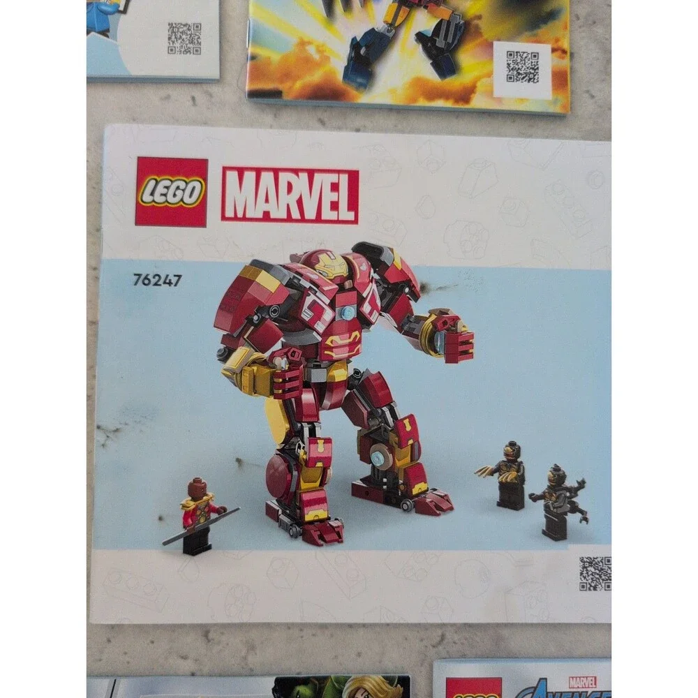 LEGO Marvel Avengers Instruction Manuals Lot of 12.  No Bricks Included